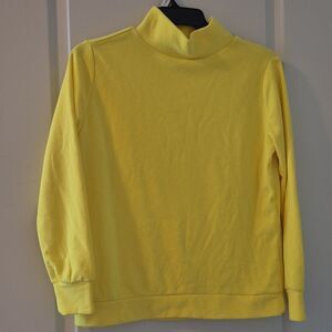Dudley Stephens Tuckernuck Terry Turtleneck Size XS Color Sunshine